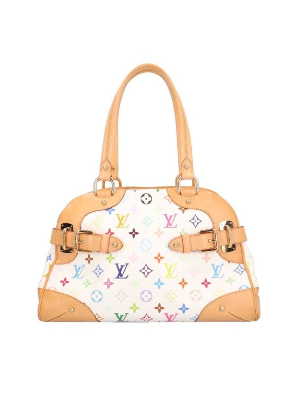 Louis Vuitton Claudia Monogram Multicolor Shoulder Bag White